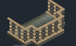 AUTOCAD 3D BALKON