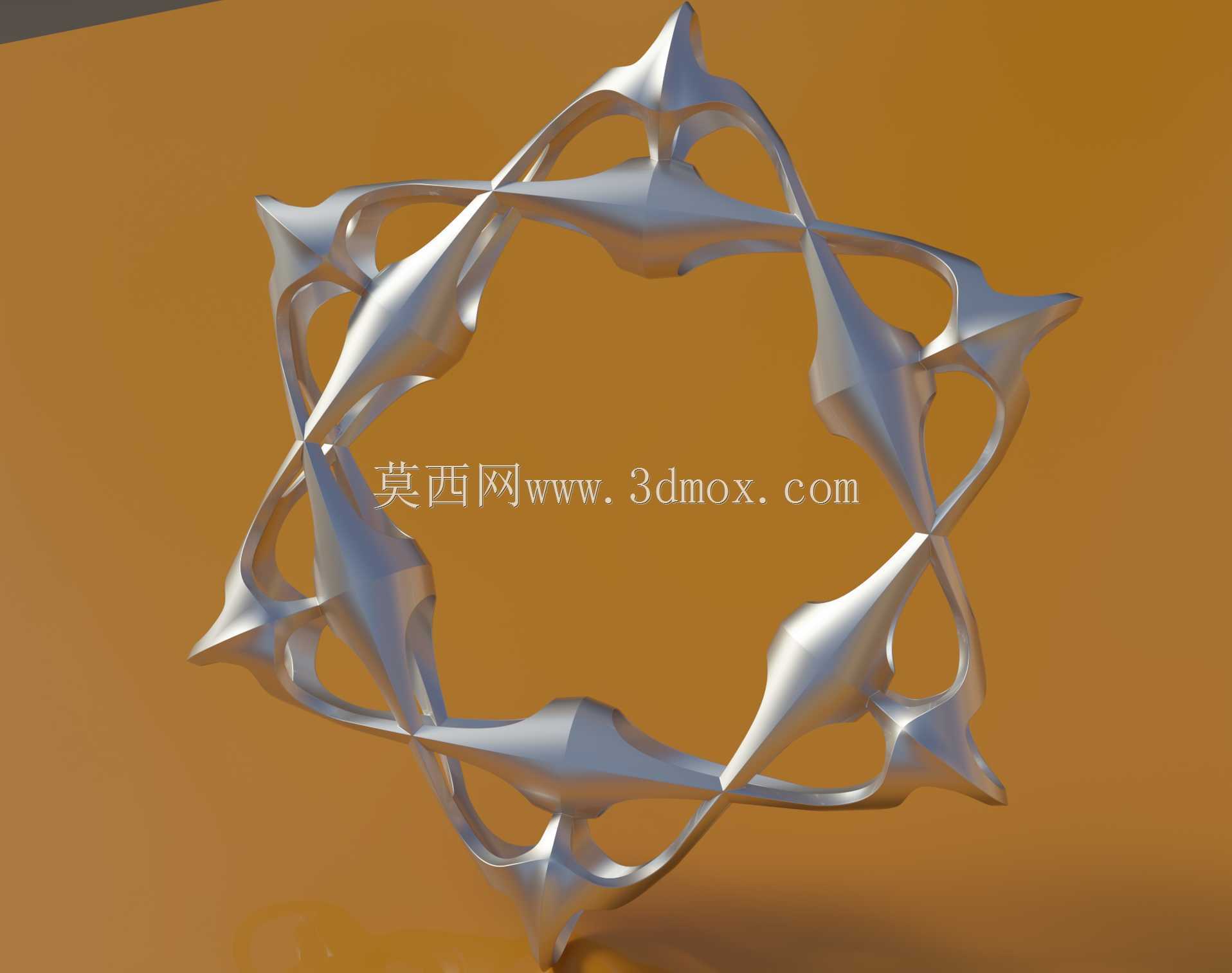双正三角形双锥衍生有机形状18