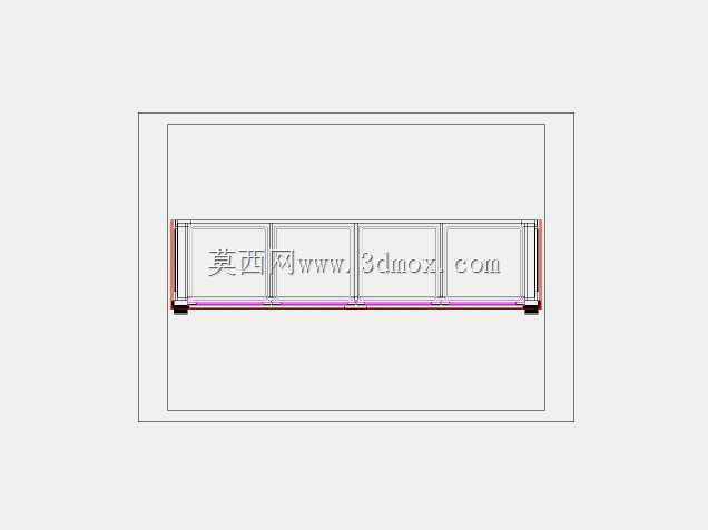 自助餐/餐具柜三维Cad模型