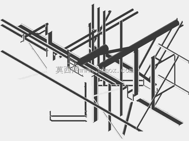 三维三层甲板