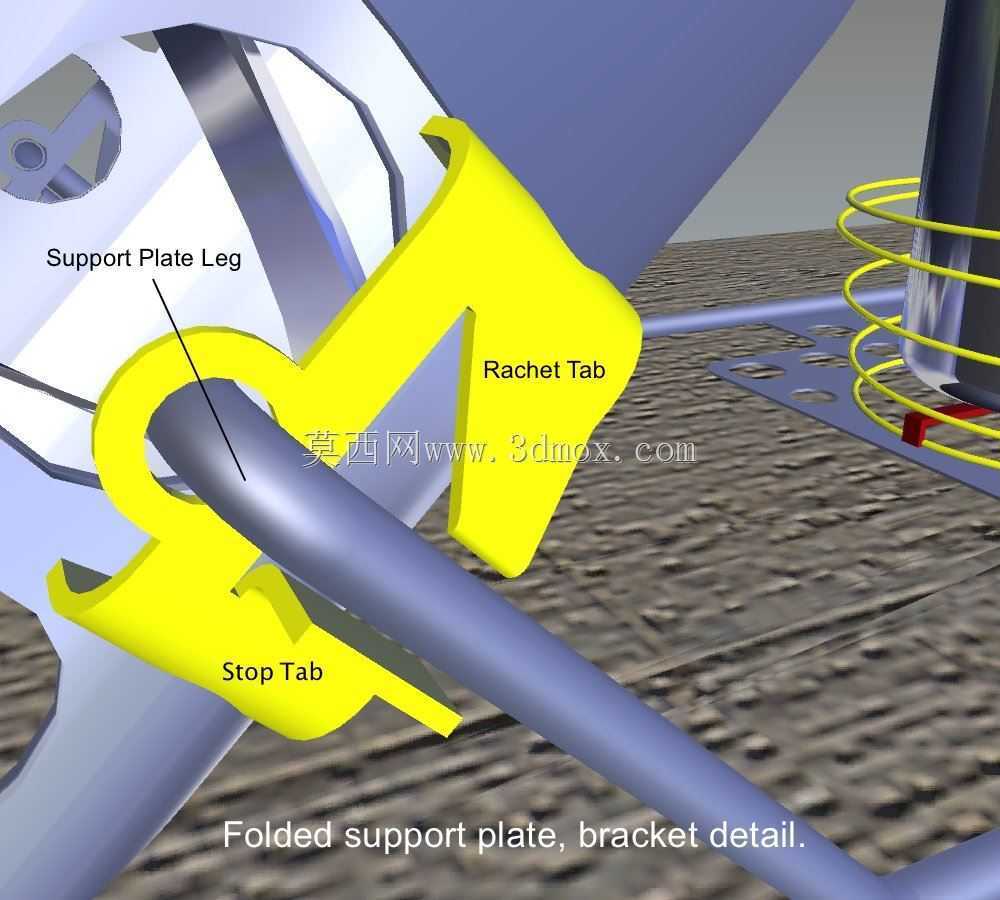 美国宇航局月球取样器-P3D