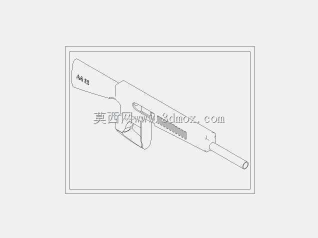 Air Soft AA 12 3d打印喷枪外壳