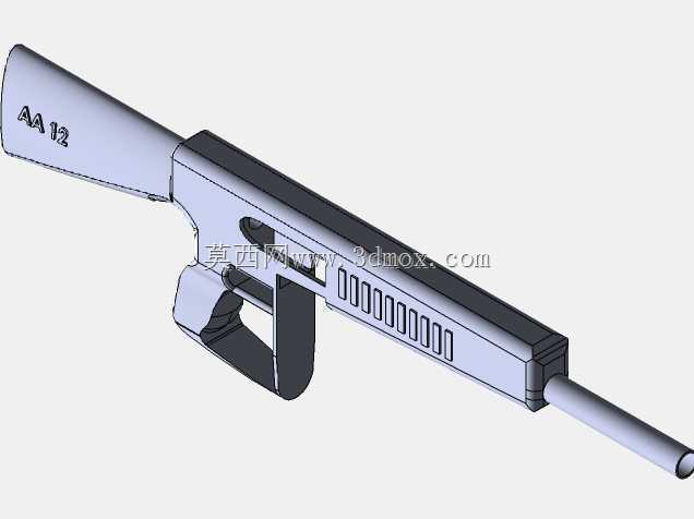 Air Soft AA 12 3d打印喷枪外壳