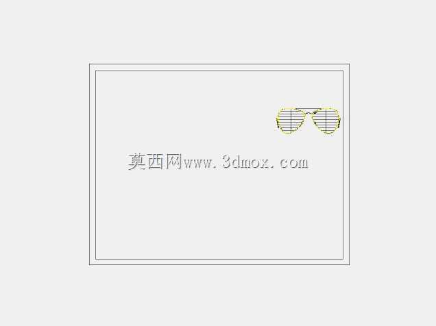 射线Autocad禁止使用玻璃(具有正常尺寸)