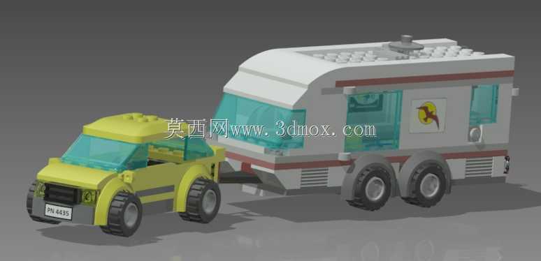 4435乐高城汽车大篷车