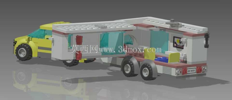 4435乐高城汽车大篷车