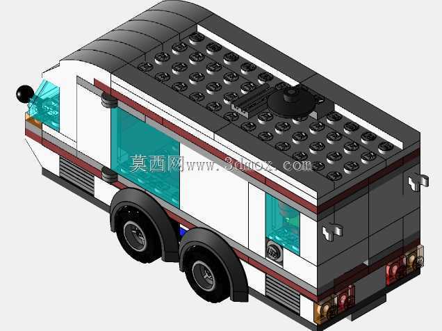 4435乐高城汽车大篷车
