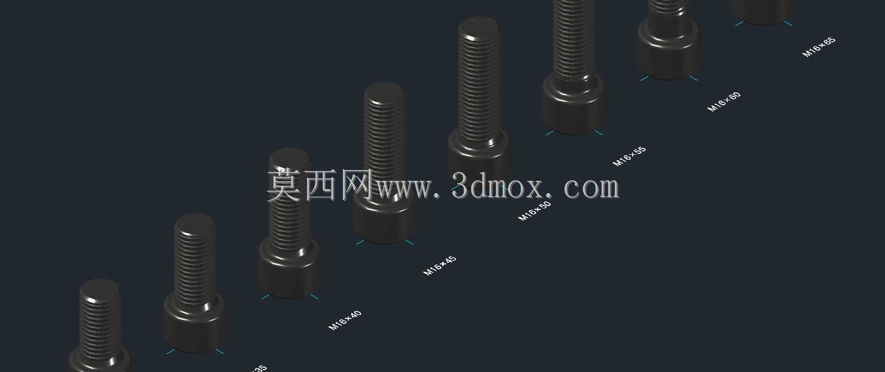 ���ǰ�ͷ��˨M16-��ͼ