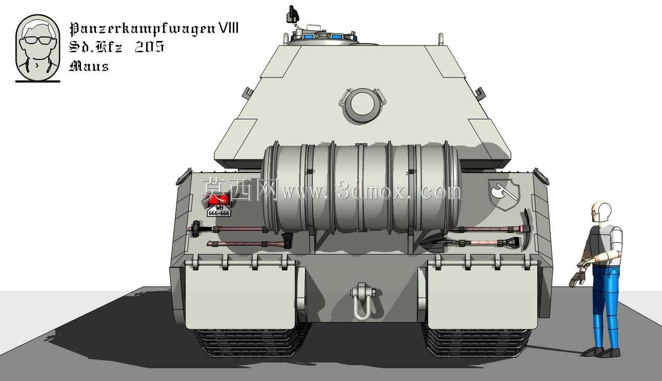 ��ķ���߸��ڰ�װ����Maus Sd.Kfz 205