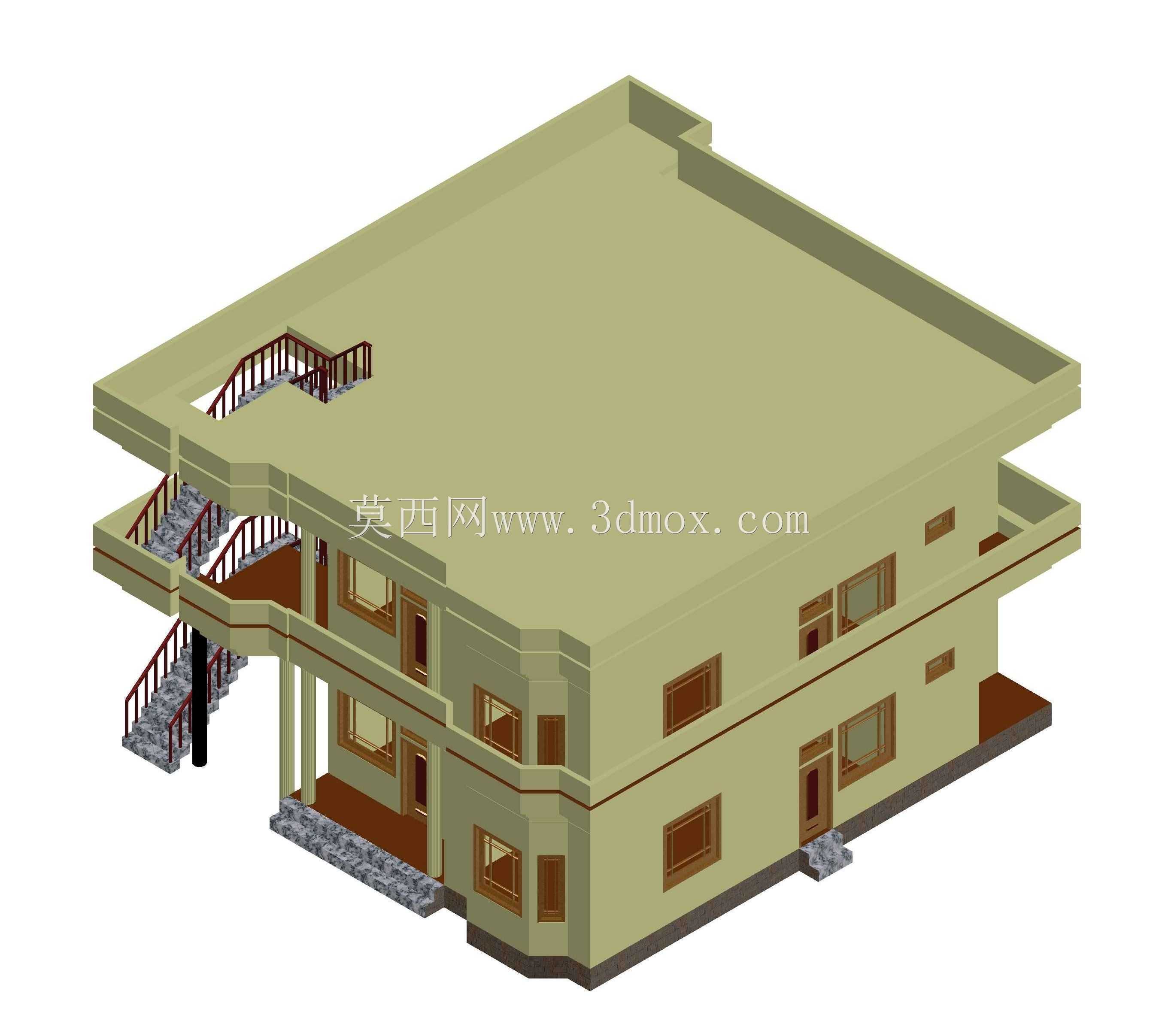 AutoCAD 2013中的3D Banglow