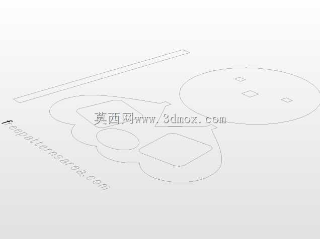 木制相框桌子灯罩平面图