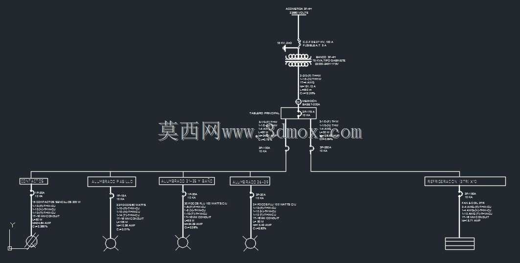 电气安装(AUTOCAD\u0026.DXF),最终项目。