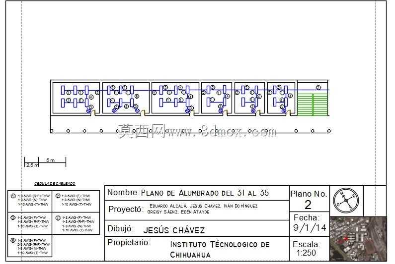 电气安装(AUTOCAD\u0026.DXF),最终项目。