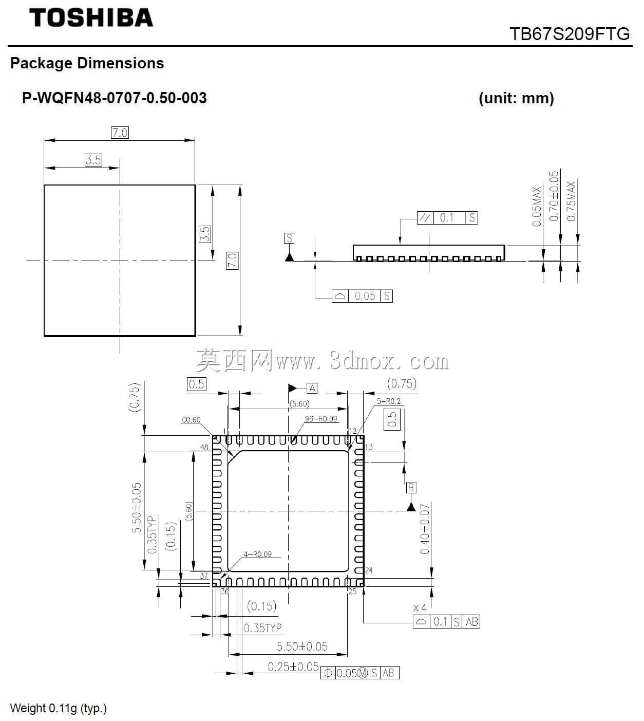 ����P-WQFN48-0707-0.50-003��QFN48��