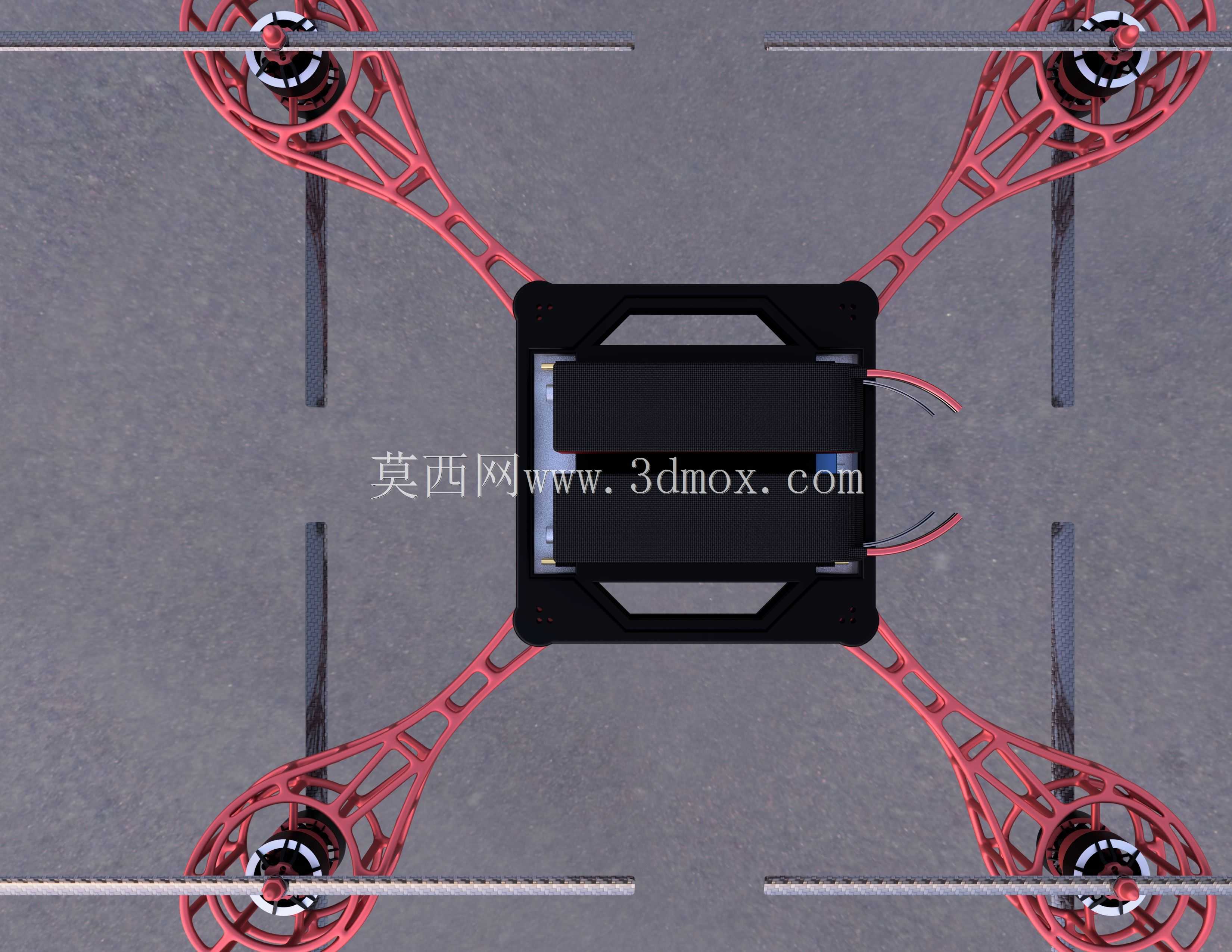 无人机3:最大推力22.4千克,安全系数5.2,支柱直径15英寸