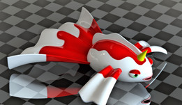 Goldeen Pok��mon 3d