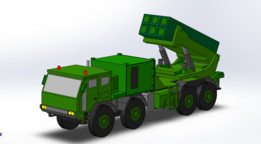 DRDO QRSAM Tatra T815 8WD����������ʵ��ģ��