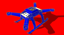 Cargo drone quadcopt