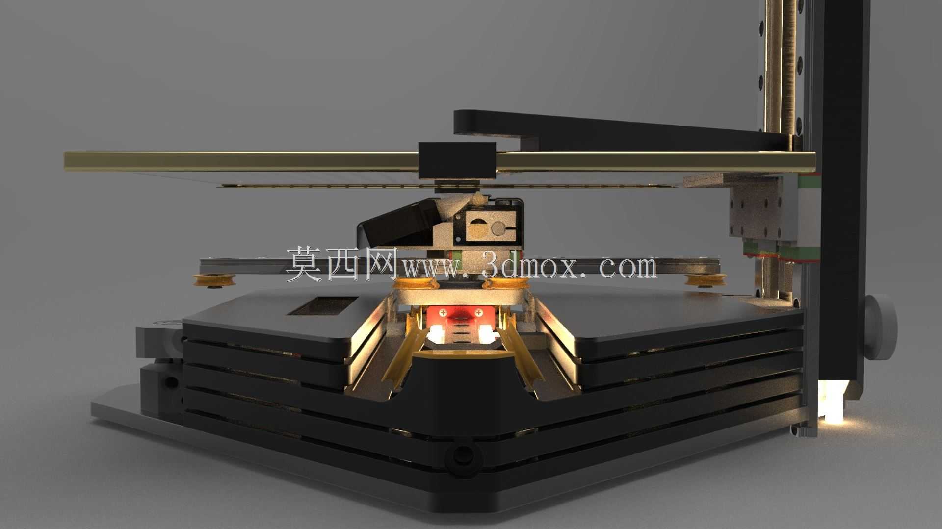 正电子倒置紧凑型超高速3D打印机
