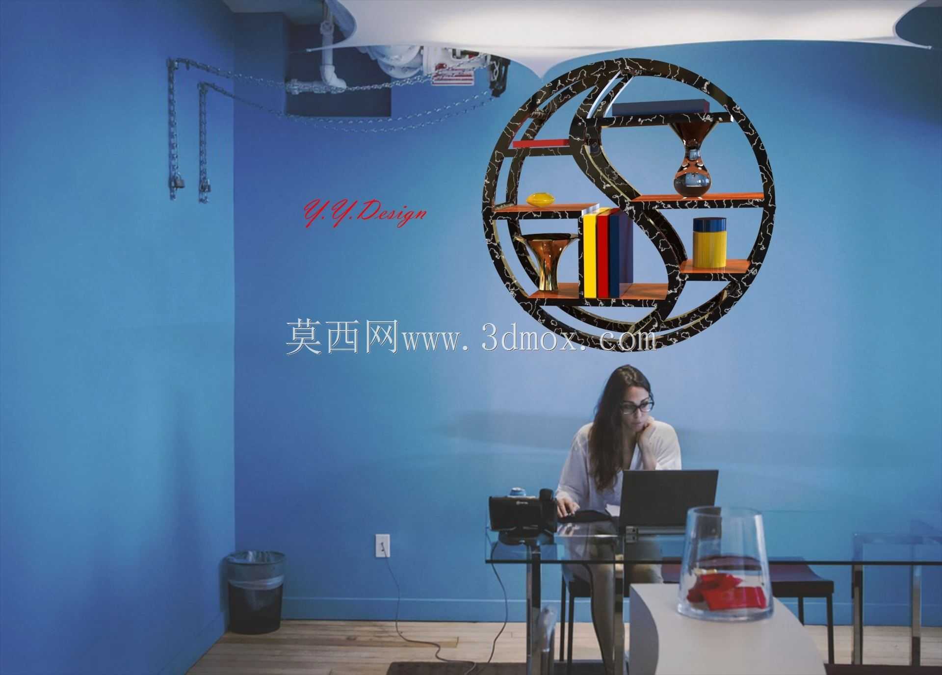 圆墙货架-Yuvarlak Duvar Raf?