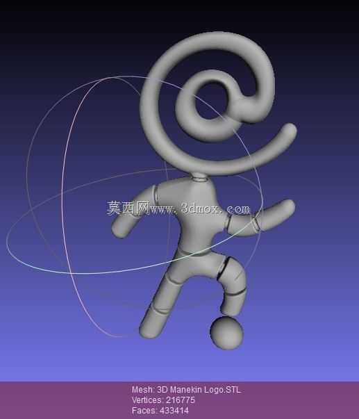 3D曼尼金标志