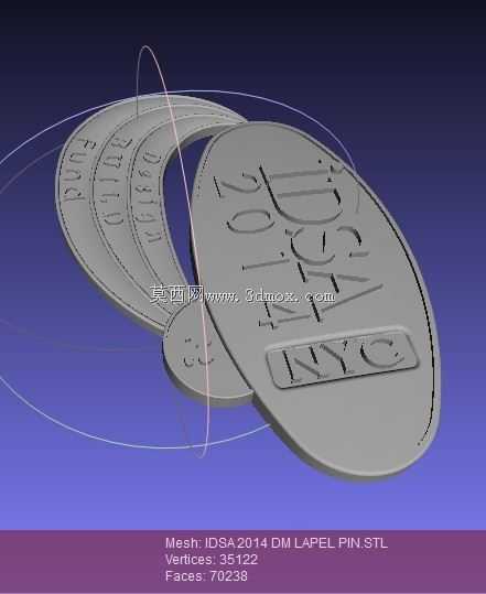 IDSA 2014 DM翻领针