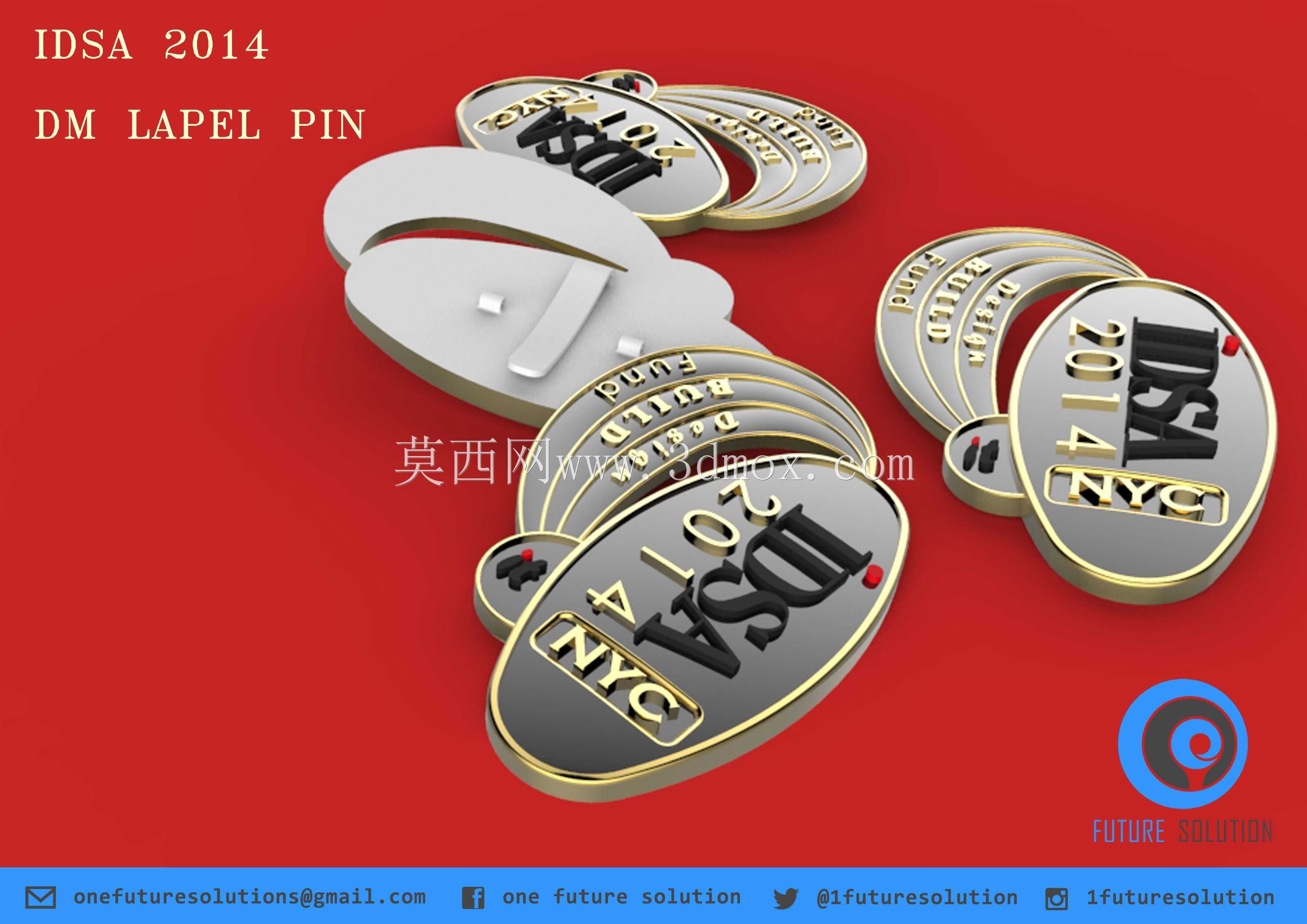 IDSA 2014 DM翻领针