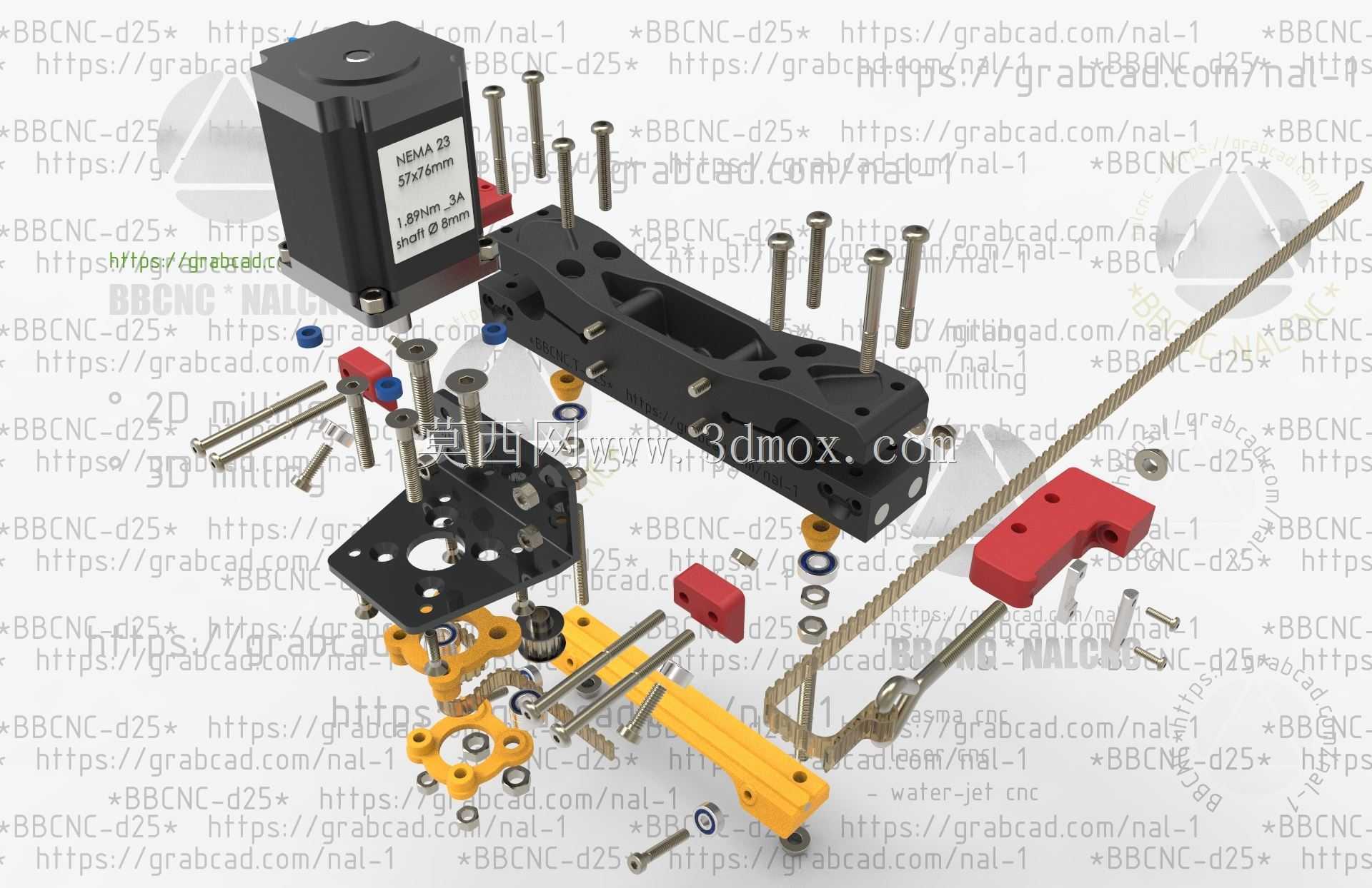 nema23\u Xlinear-CAREAD1\u bbcnc-d25