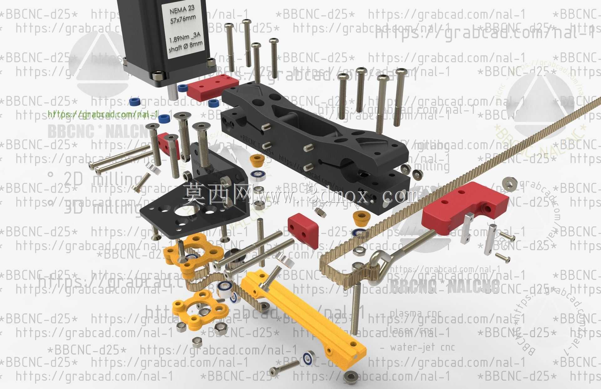 nema23\u Xlinear-CAREAD1\u bbcnc-d25