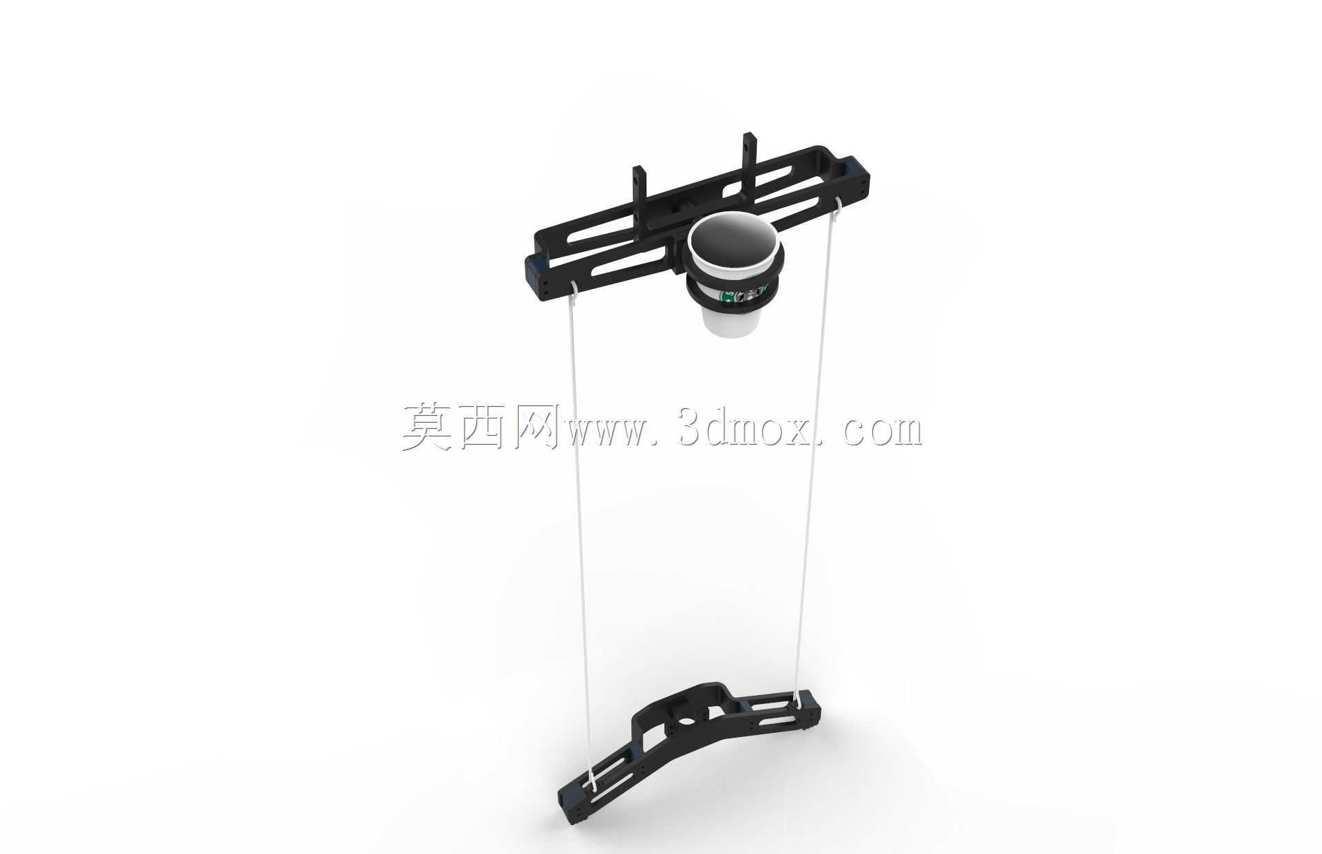 拐杖(附加)杯板调平系统。