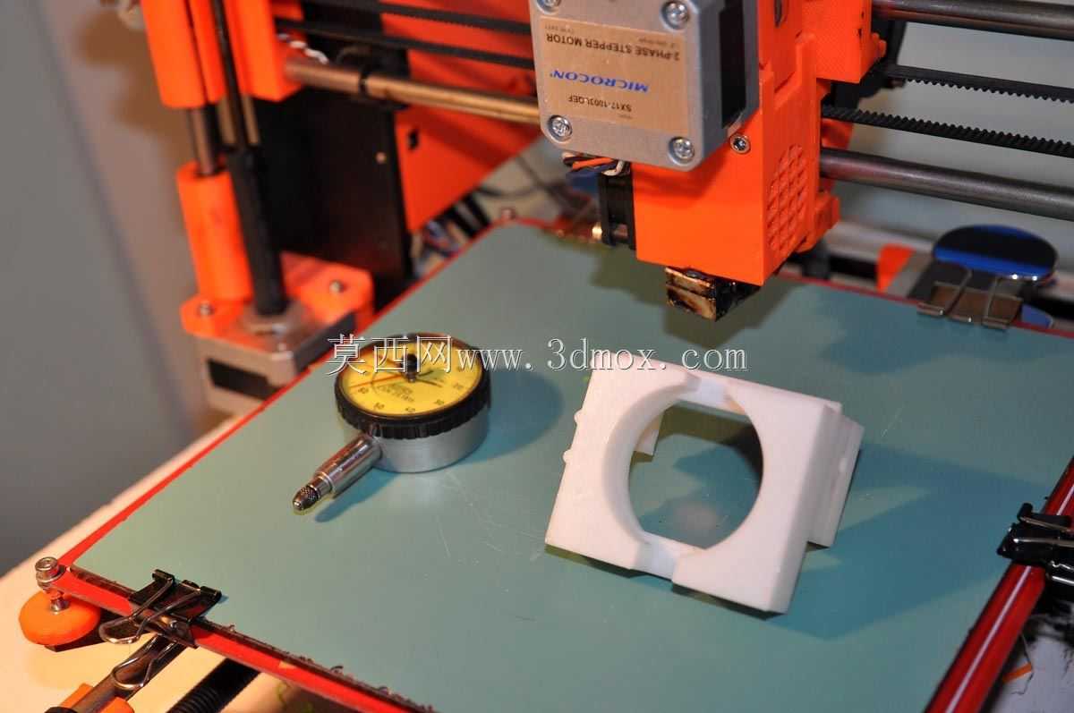 使用Prusa i3上的仪表指示器设置床