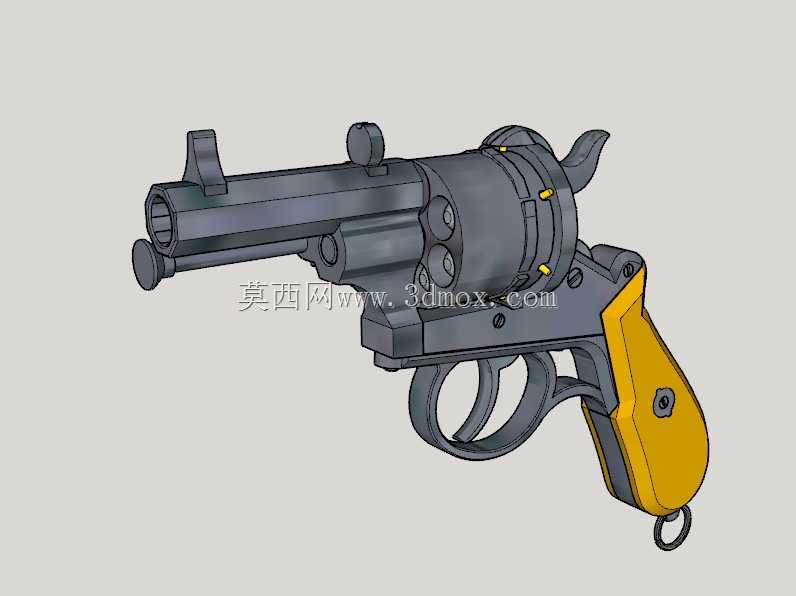 Lefaucheux M1858������12����6�����Ƕ�ǹ�ܣ�3D��ӡ�׼����ǹ��