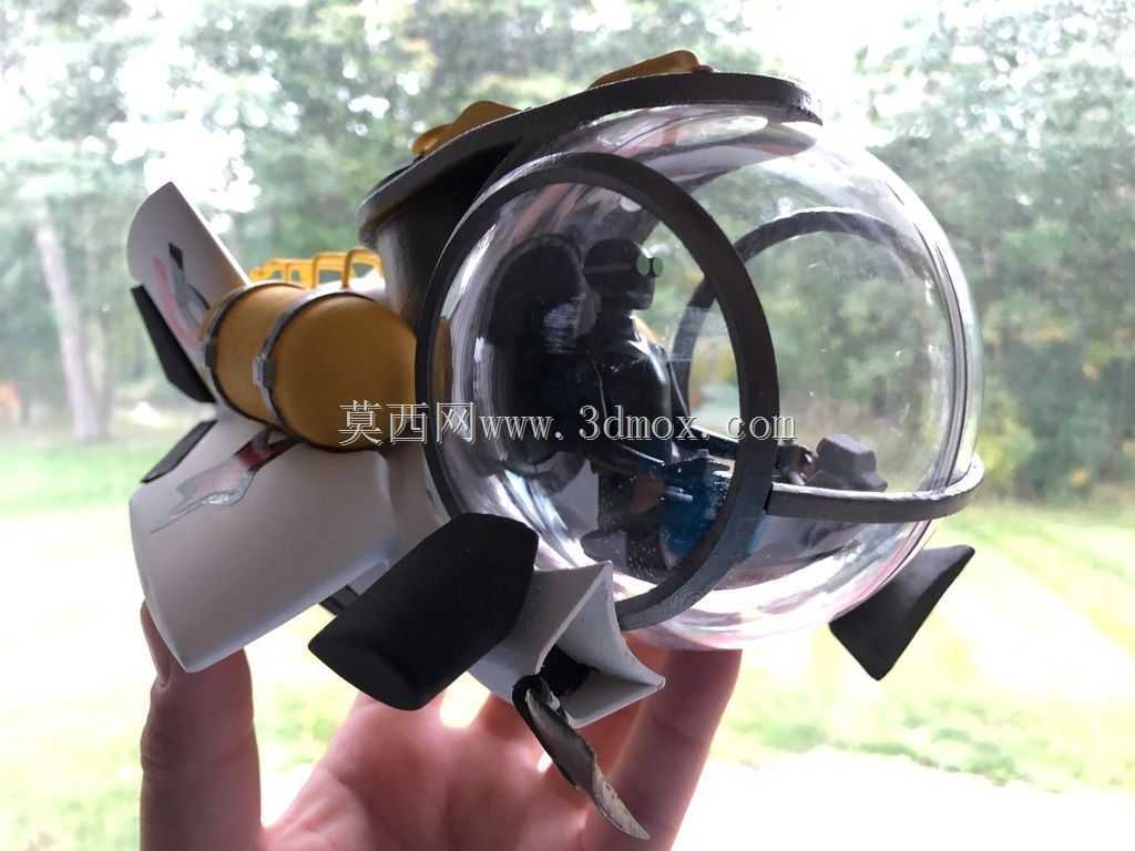 地铁喷气式赛车吊舱比例模型