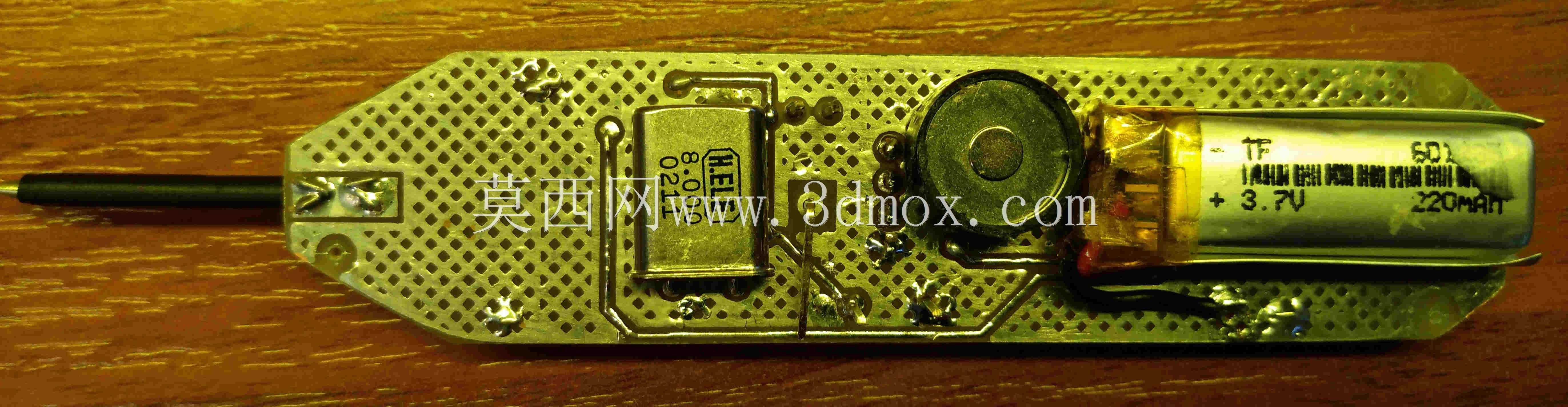 DIY微型电压表探头0-40v V2020。自动融合。