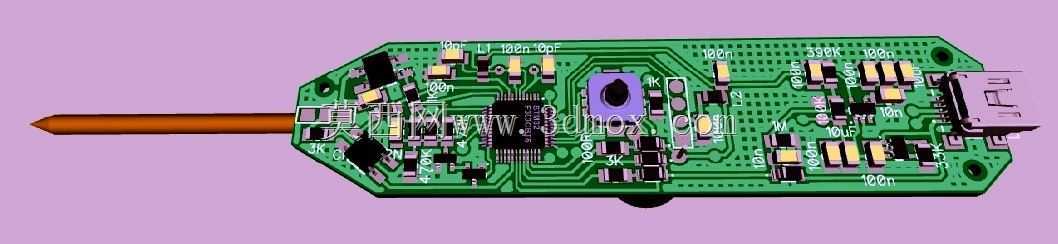 微型电压表探头0-40v V2019