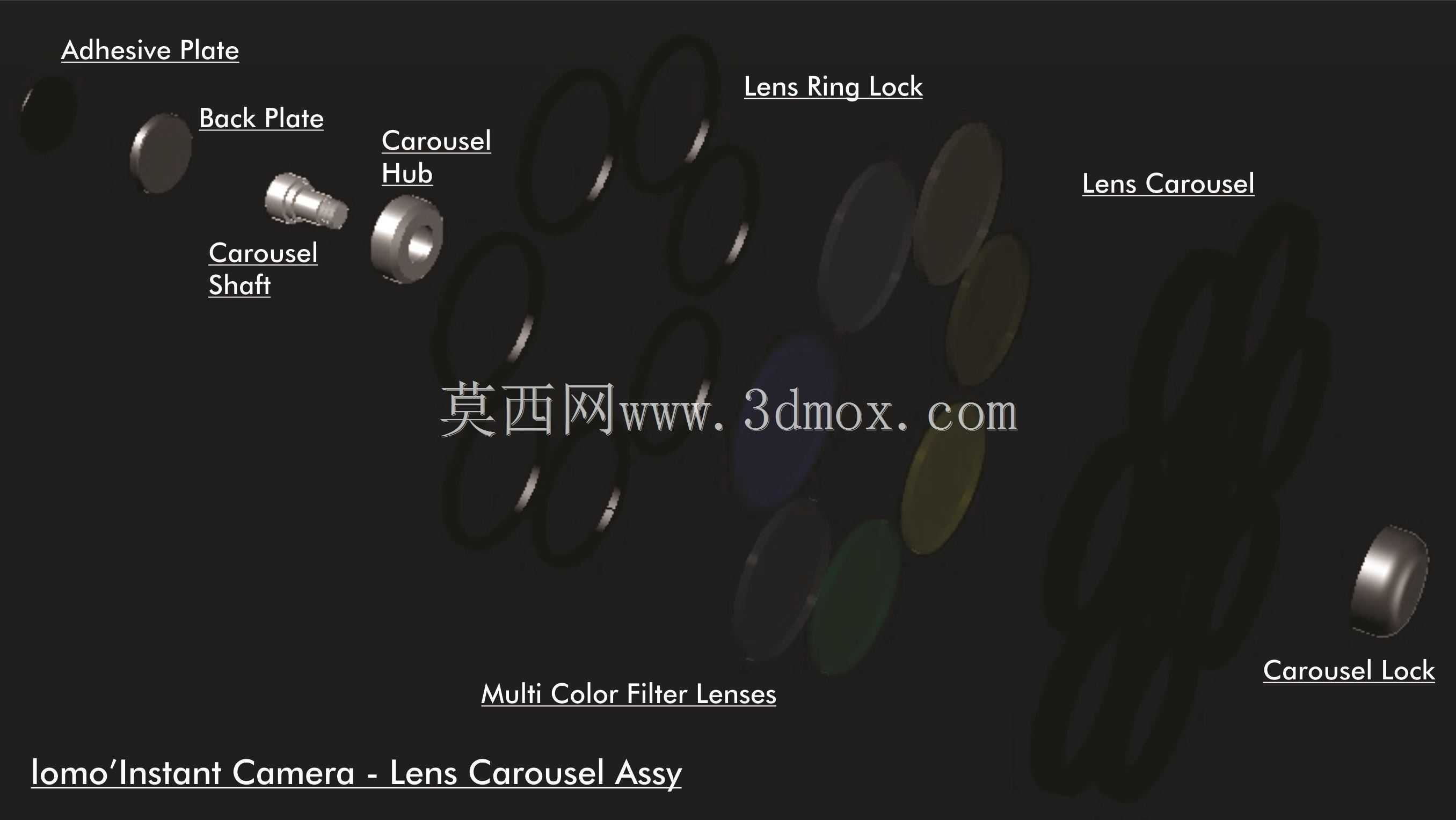 Lomoinstant多色滤光片透镜