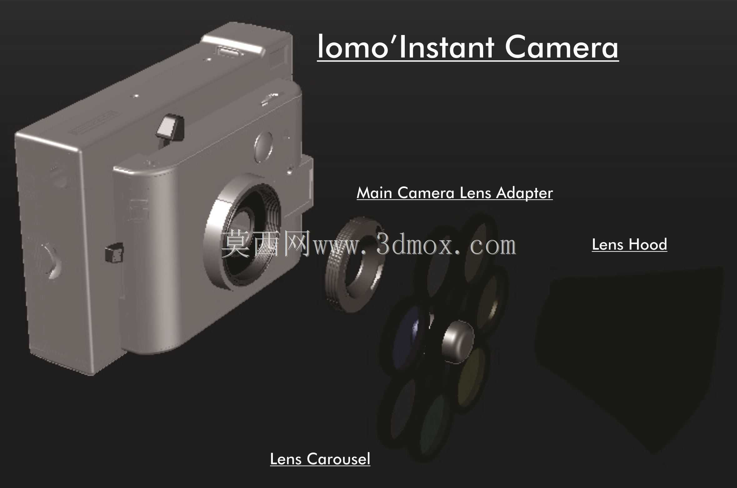 Lomoinstant多色滤光片透镜