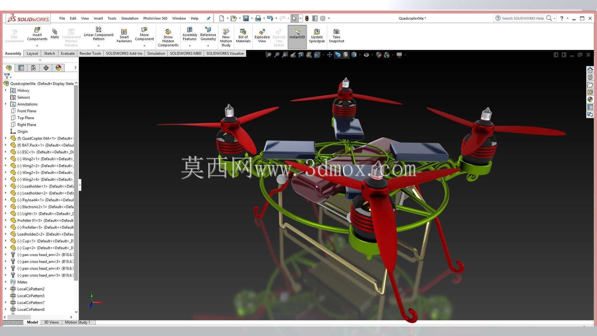 四旋翼机LGIDesign03