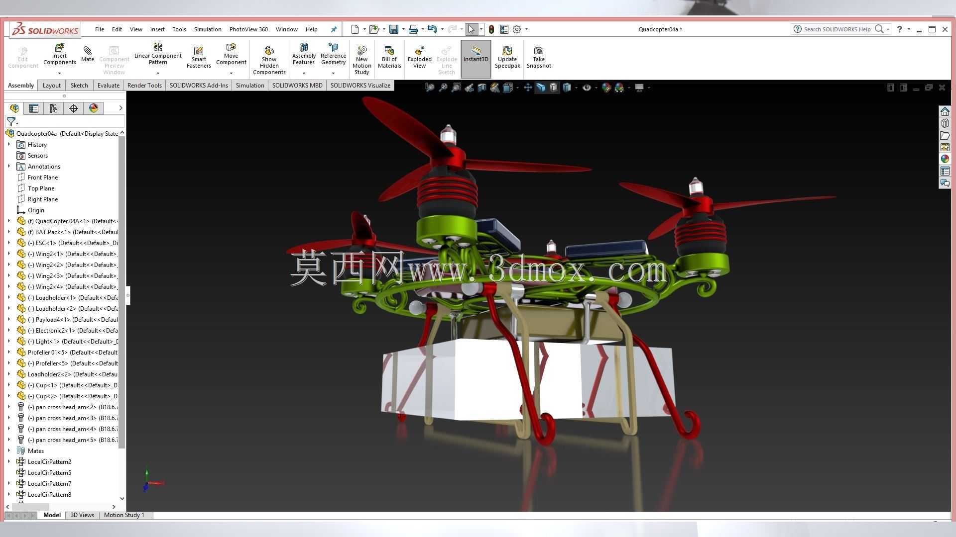 四旋翼机LGIDesign03