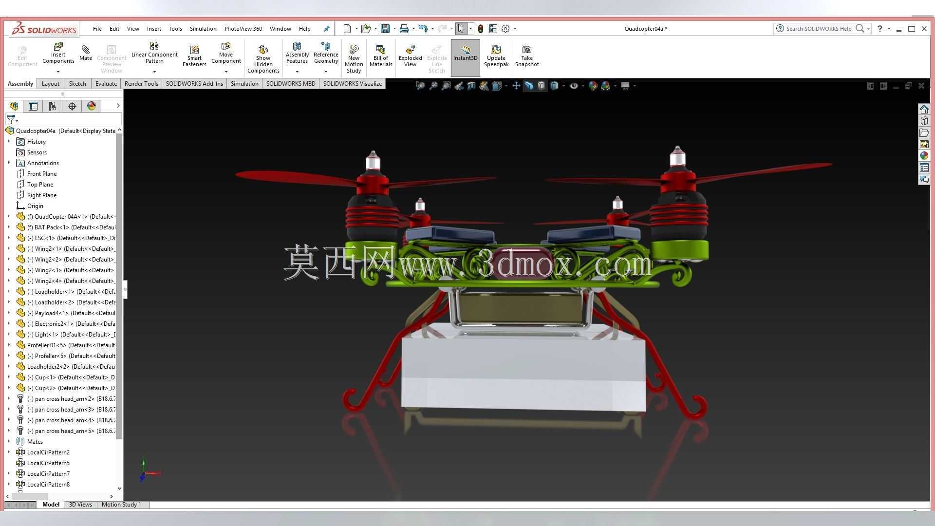 四旋翼机LGIDesign03
