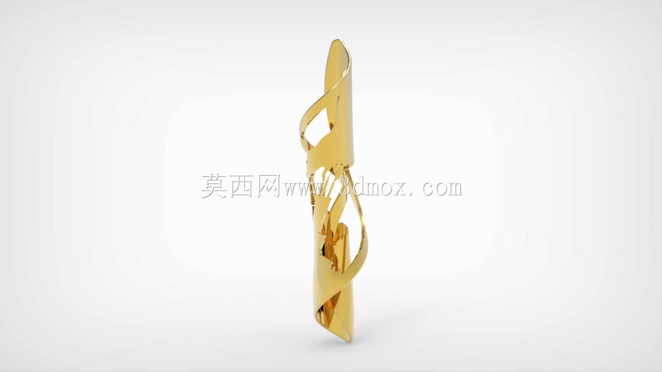 艺术叶行业影响剪影吊坠-叶x VE