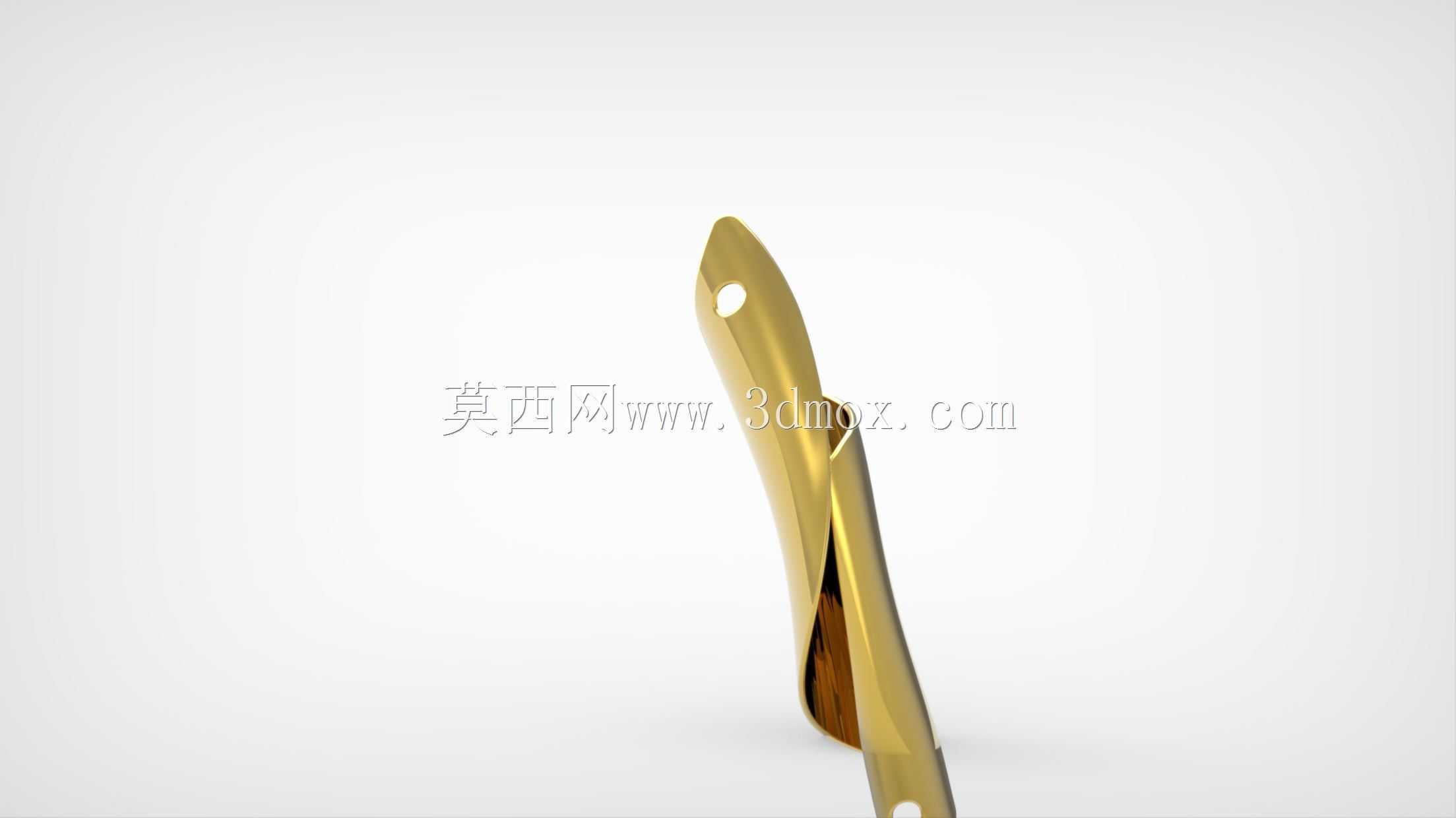 艺术叶行业影响剪影吊坠-叶x VE