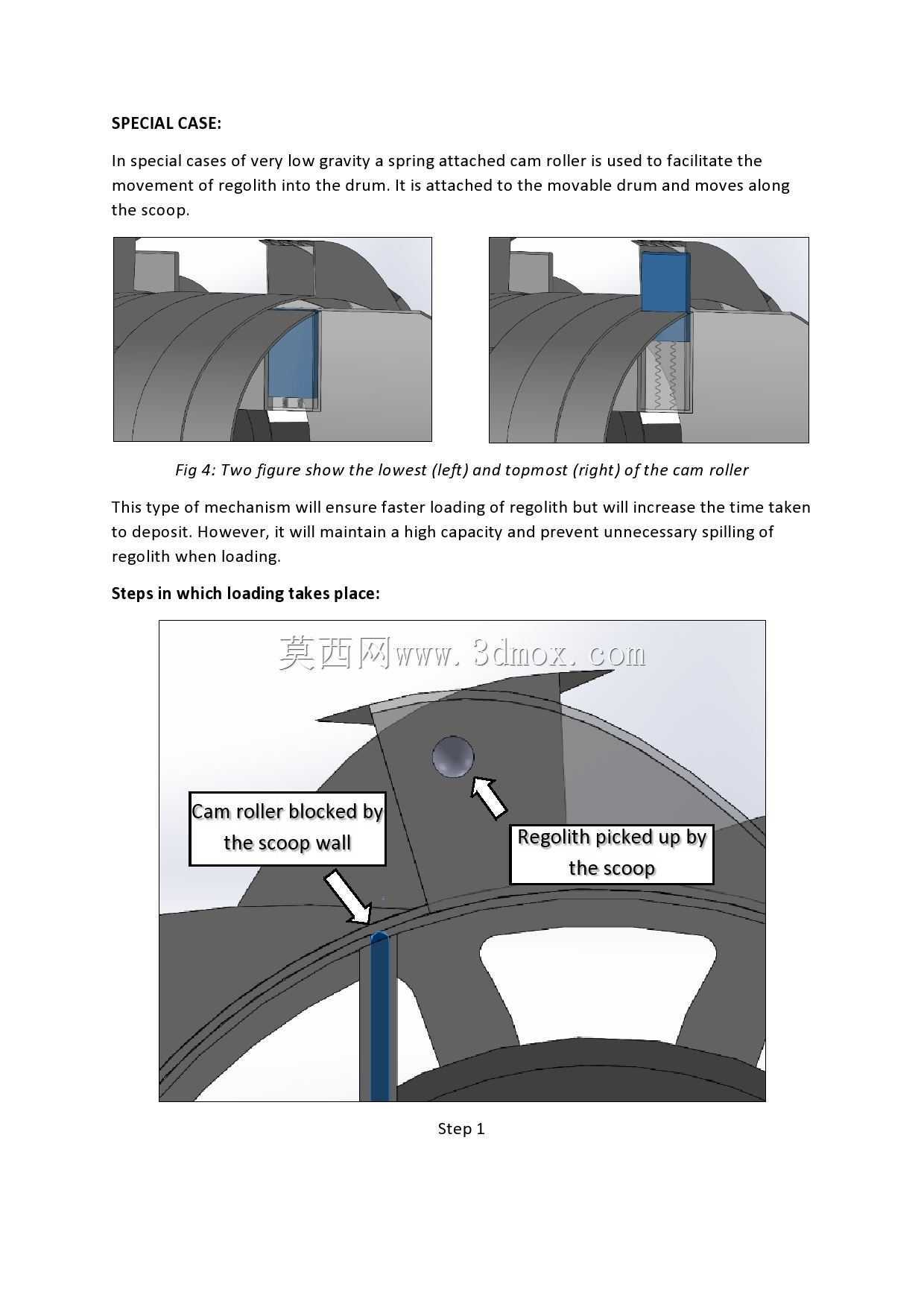 带可移动铲斗附件的RASSOR 2