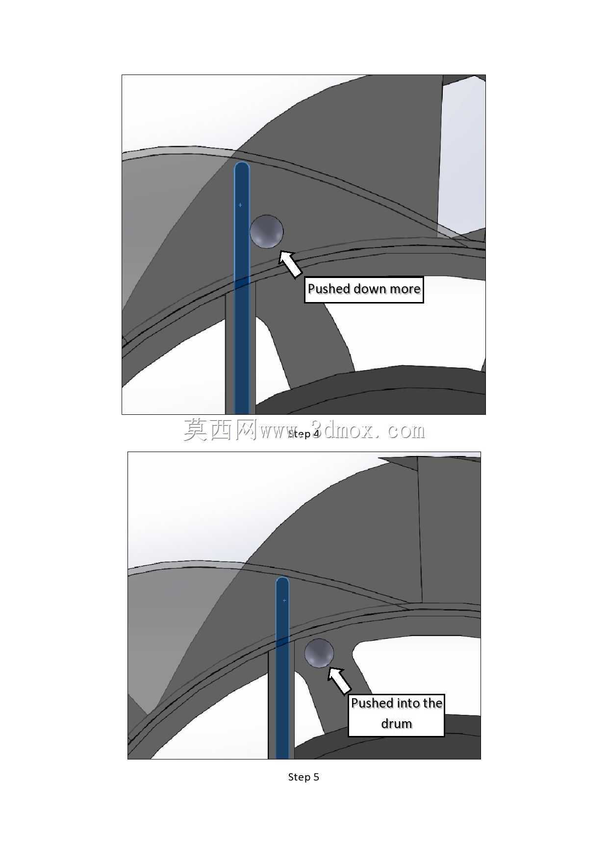 带可移动铲斗附件的RASSOR 2