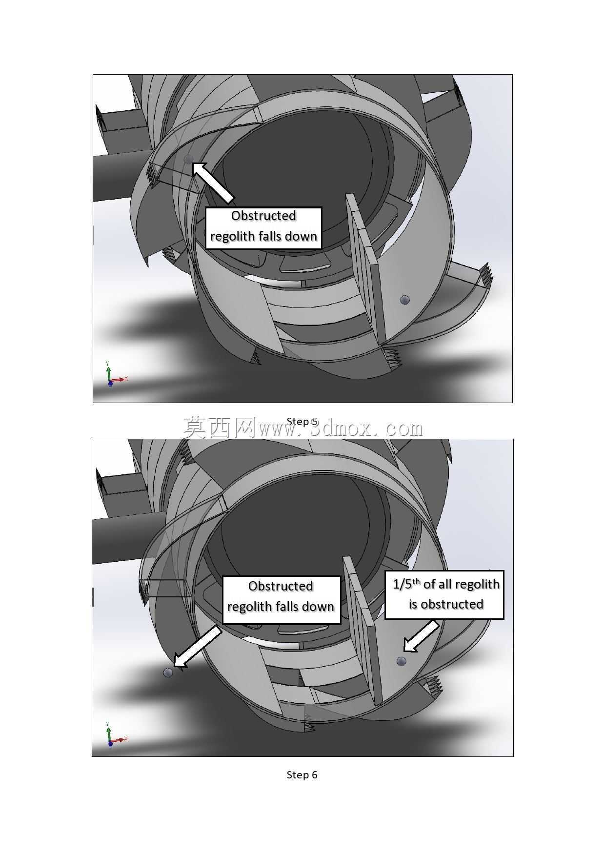 带可移动铲斗附件的RASSOR 2