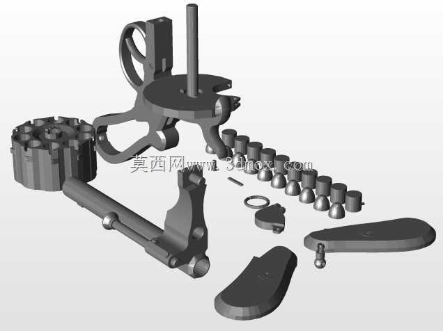 Lefaucheux M1858������12����10����3D��ӡ�׼����ǹ��