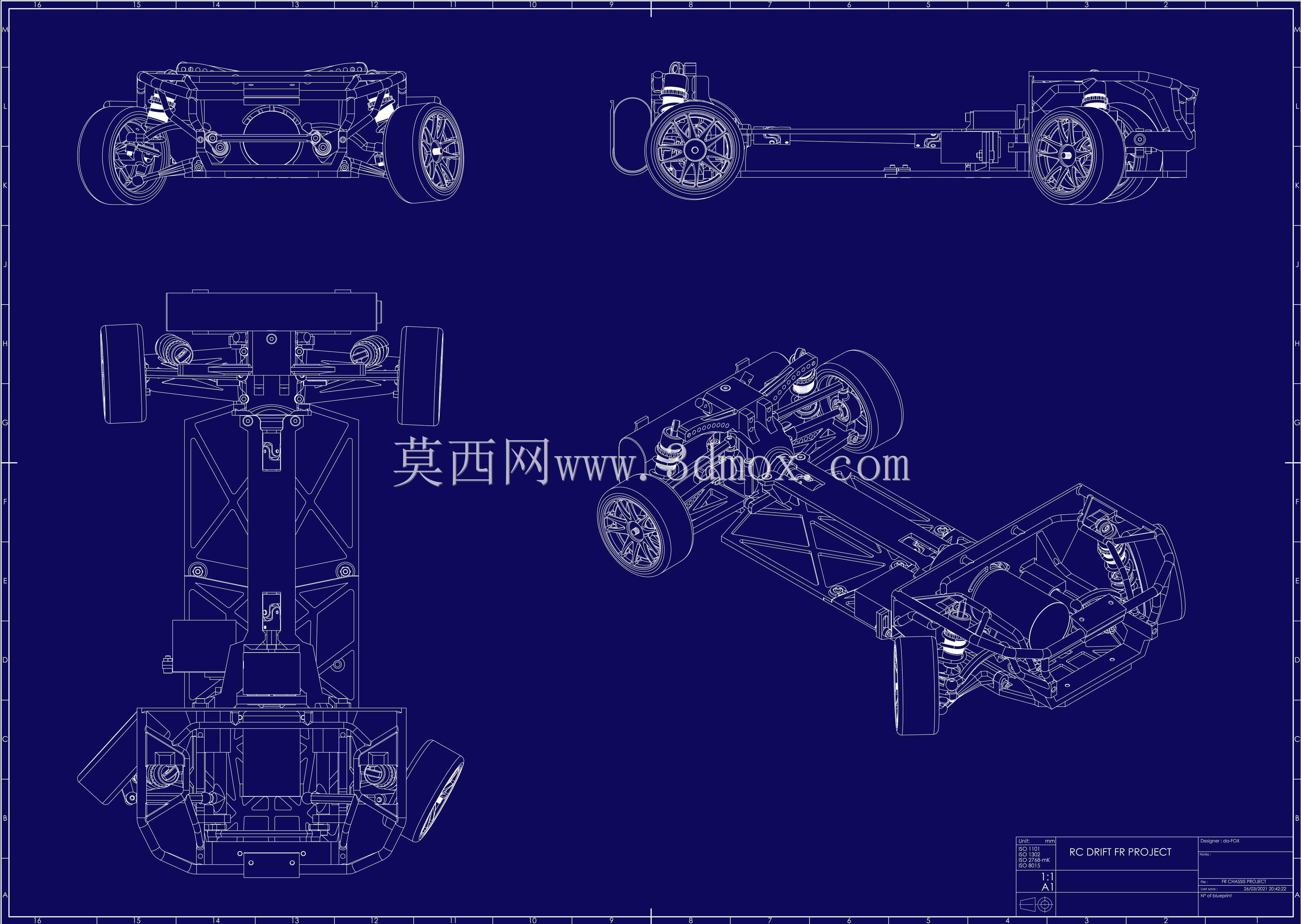 RC DRIFT 3D打印FR项目