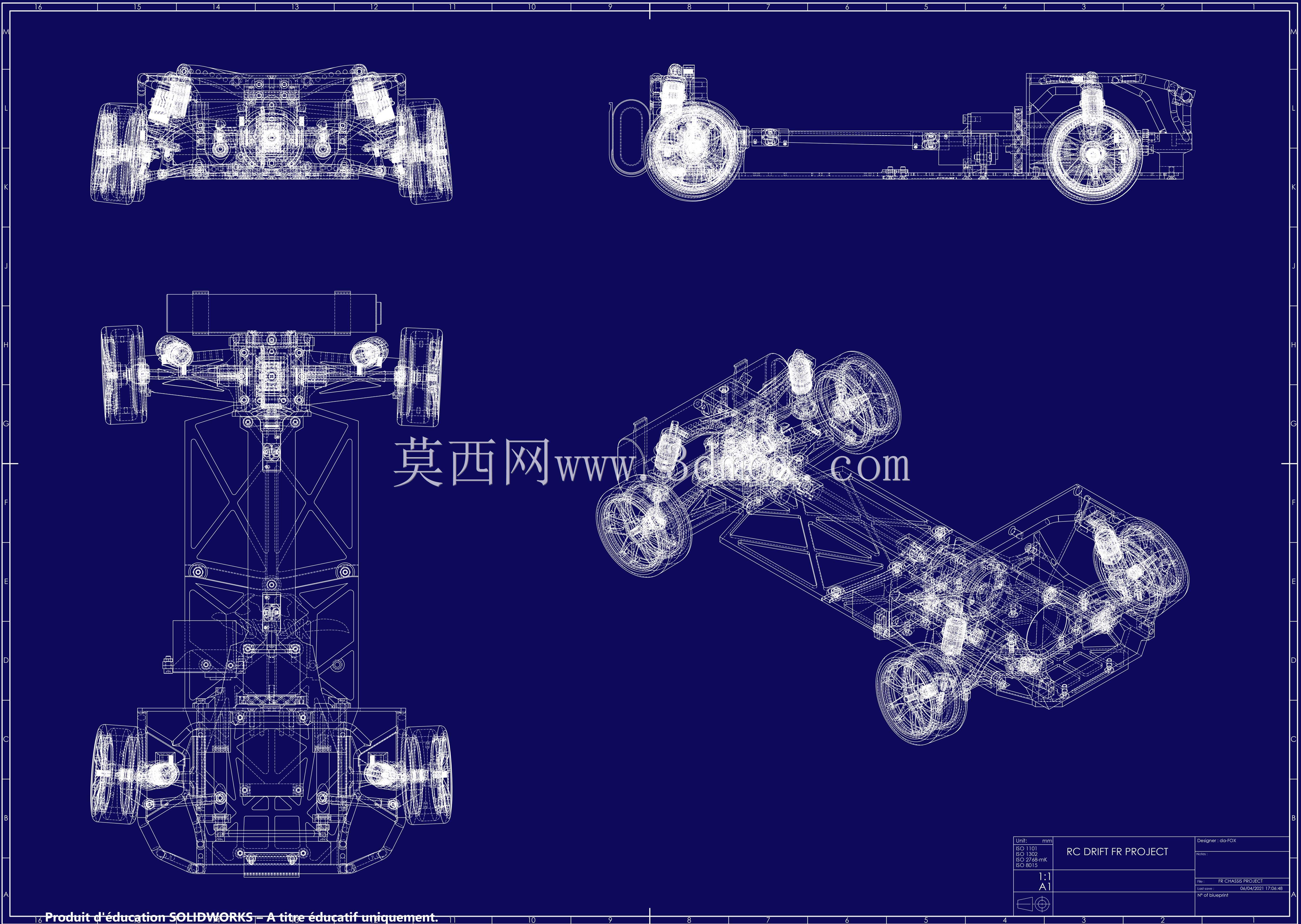 RC DRIFT 3D打印FR项目