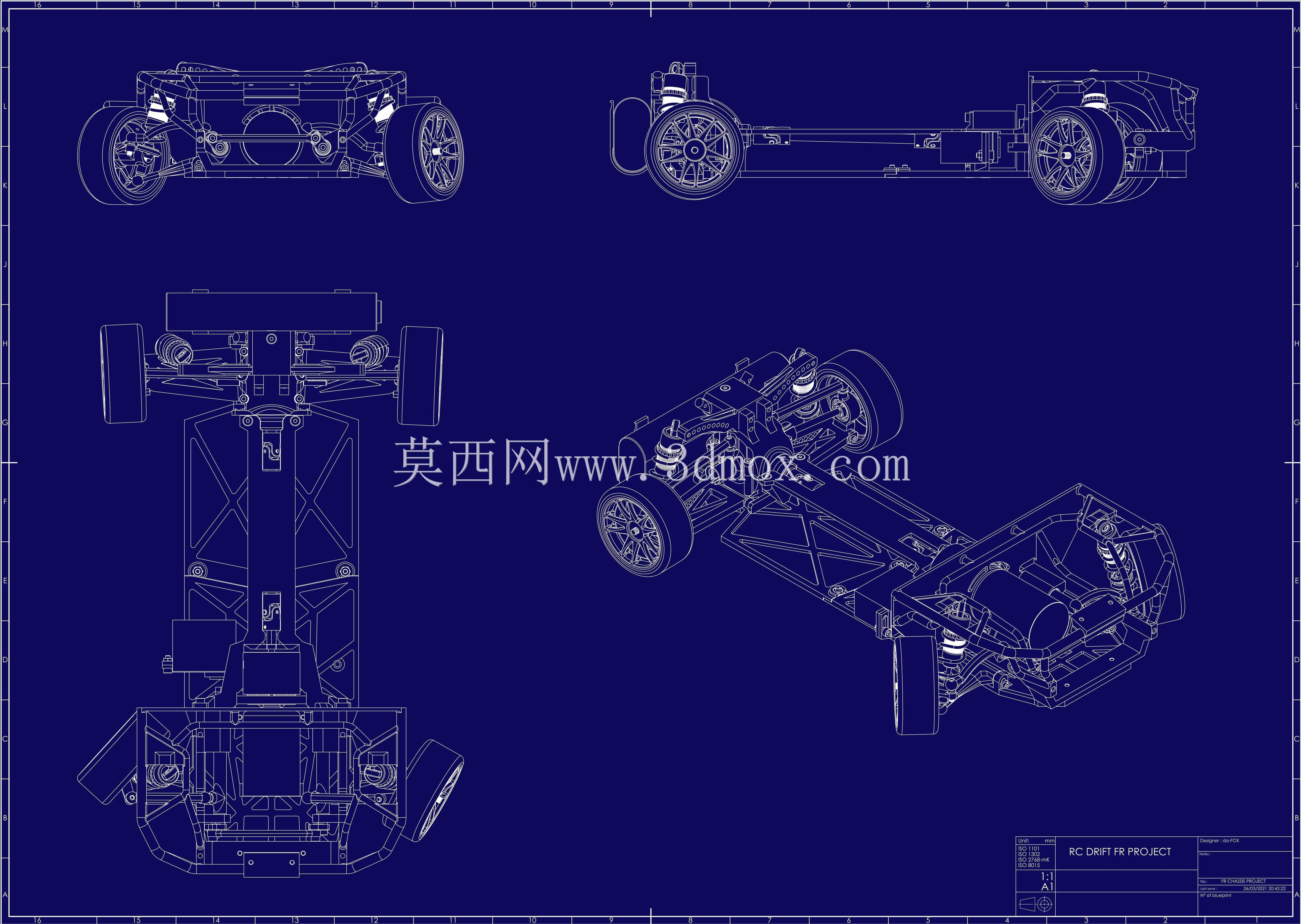 RC DRIFT 3D打印FR项目