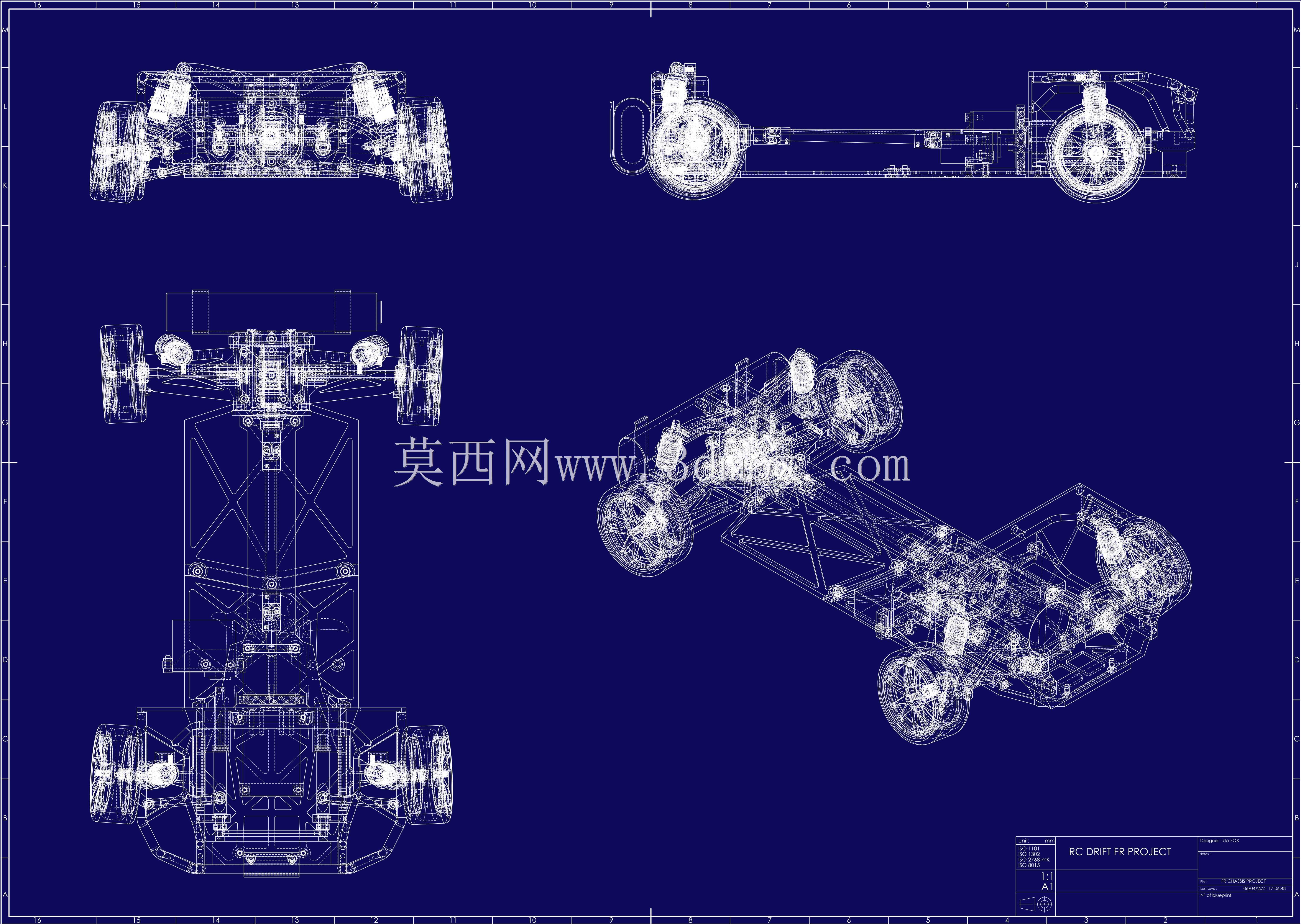 RC DRIFT 3D打印FR项目